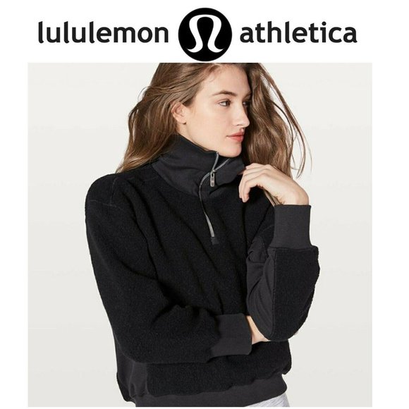 lululemon athletica Tops - Lululemon Stand Out Sherpa 1/2 Zip Jacket Pullover